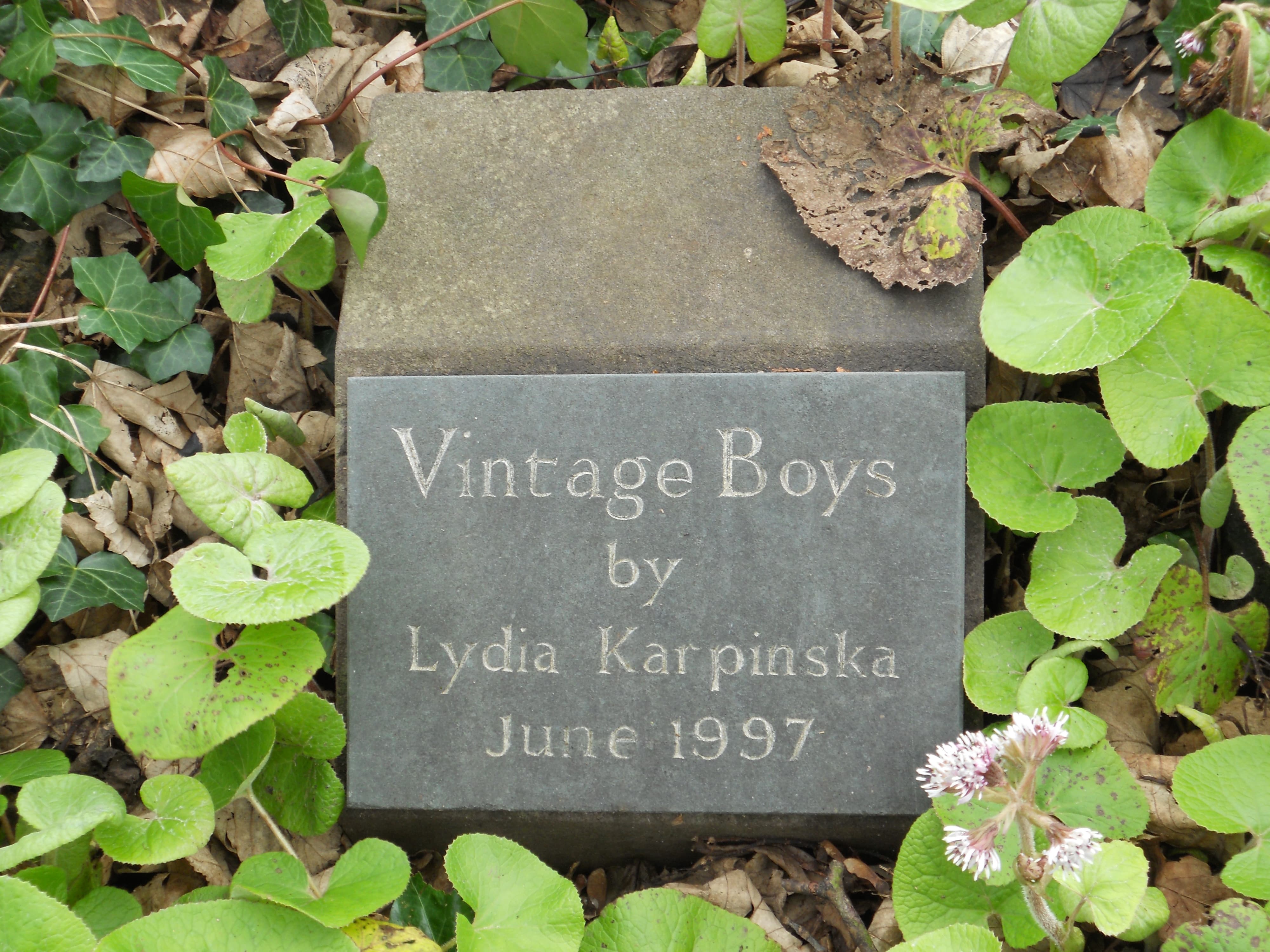 Vintage Boys sign on Ray Mill Island