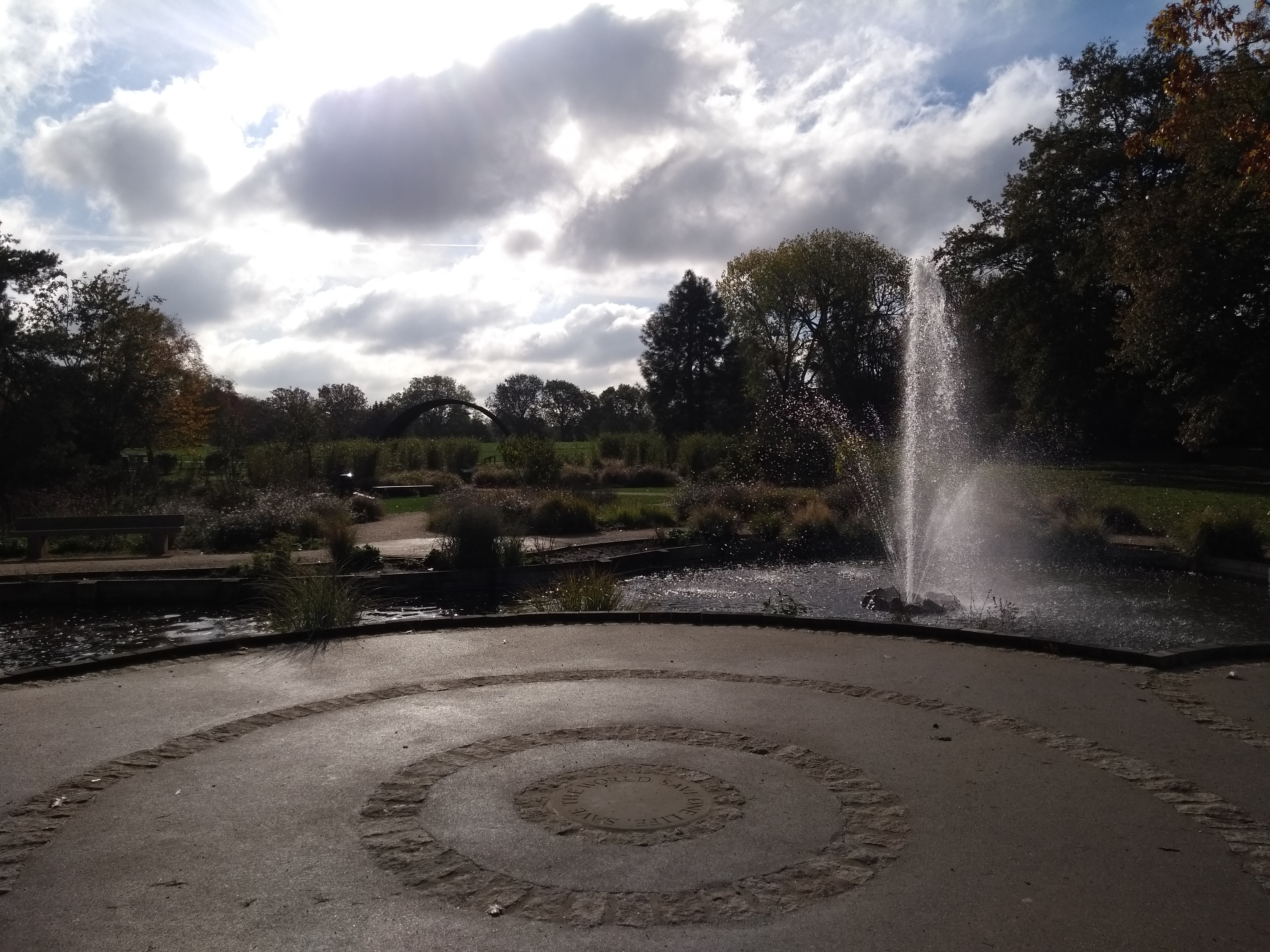 Sir Nicholas Winton Memorial Garden Fountain